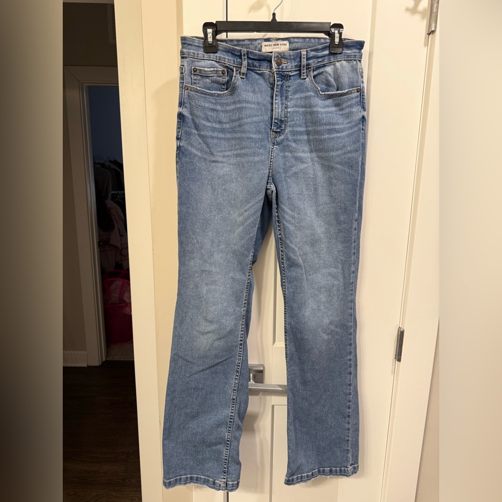 Marc New York Light Blue Straight Leg Jeans